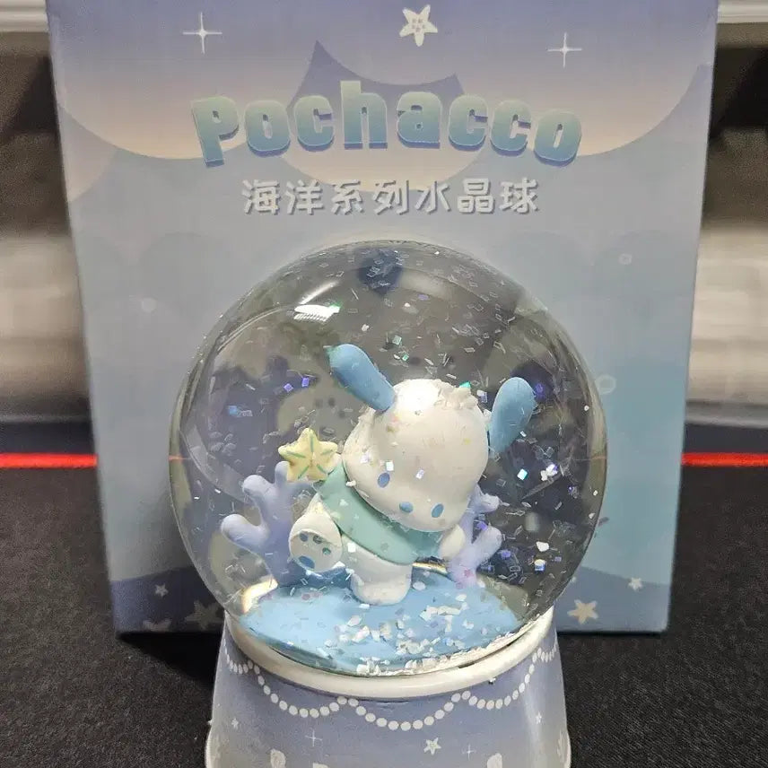 [BUNJANG] Sanrio Pochacco Marine Series Snow Globe / 산리오 포차코  스노우볼 팝니다