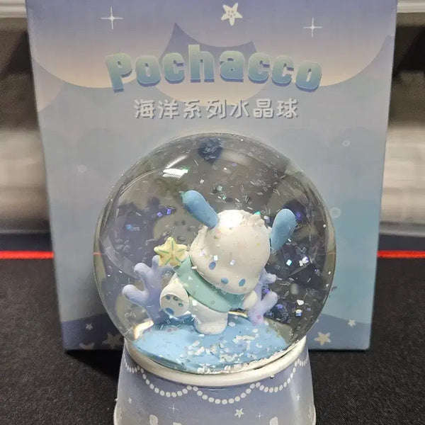 [BUNJANG] Sanrio Pochacco Marine Series Snow Globe / 산리오 포차코  스노우볼 팝니다