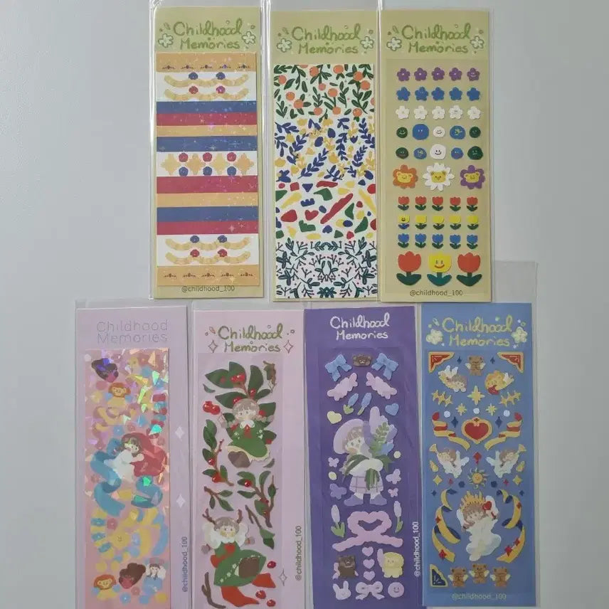 [BUNJANG] Childhood Memories Seal Sticker Set / 차일드후드메모리즈 씰스티커