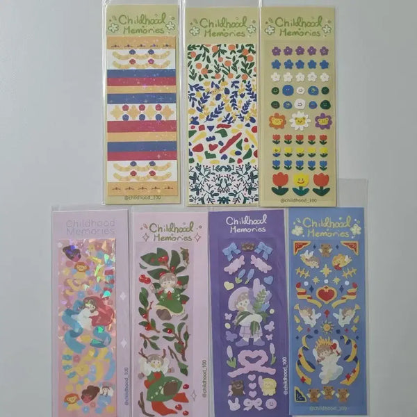 [BUNJANG] Childhood Memories Seal Sticker Set / 차일드후드메모리즈 씰스티커