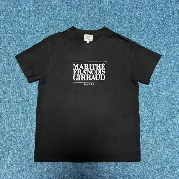 [BUNJANG] Marithe Francois Girbaud Logo T-Shirt Black Size S / 마리떼프랑소와저버 반팔티 S