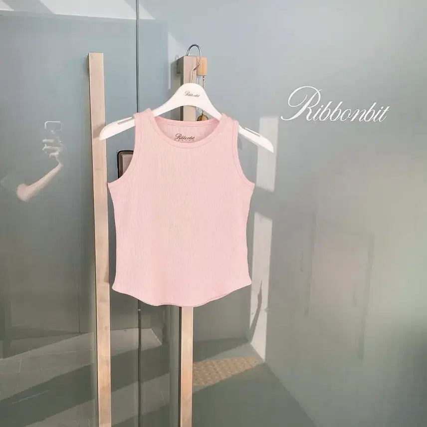 [BUNJANG] Ribbonbit Sleeveless Waffle Top / Ribbonbit 와플톱