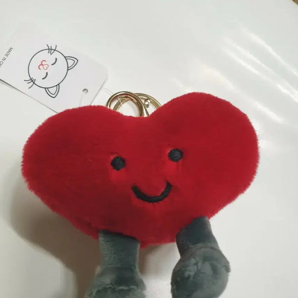 [BUNJANG] Jellycat Heart Plush Keychain / 젤리캣 하트 인형 키링 팝니다(8/17까지만판매)