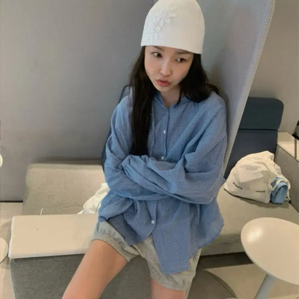 [BUNJANG] Maybe Baby Burrata Hoodie Shirt / (새상품) 메이비베이비 burrata 후드 셔츠