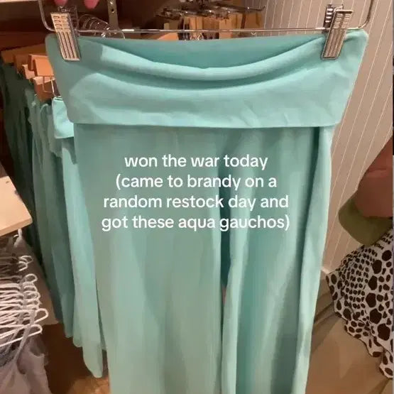 [BUNJANG] Brandy Melville Priscilla Pants Mint / 브랜디멜빌 teal priscilla pant 민트 팬츠