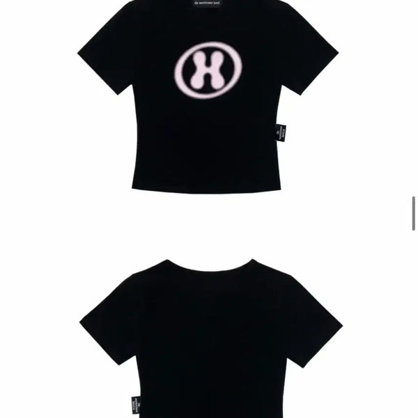 [BUNJANG] Mysterious Hotel Logo Cheese T-Shirt / 미스테리어스호텔 로고 치즈 티셔츠