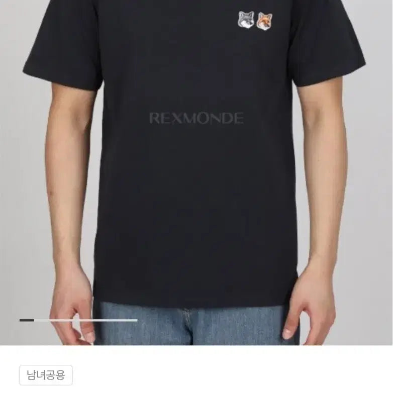 [BUNJANG] Maison Kitsuné Double Fox Head T-Shirt (Size L) / 메종키츠네 더블 폭스헤드 티셔츠 L사이즈