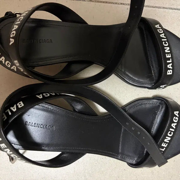 [BUNJANG] Balenciaga Logo Strap Sandals / 발렌시아가로고스트랩샌들
