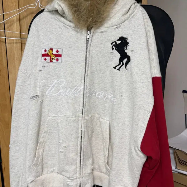 [BUNJANG] Protocol Index Hooded Zip-Up / [2]프로토콜 인덱스 후드집업