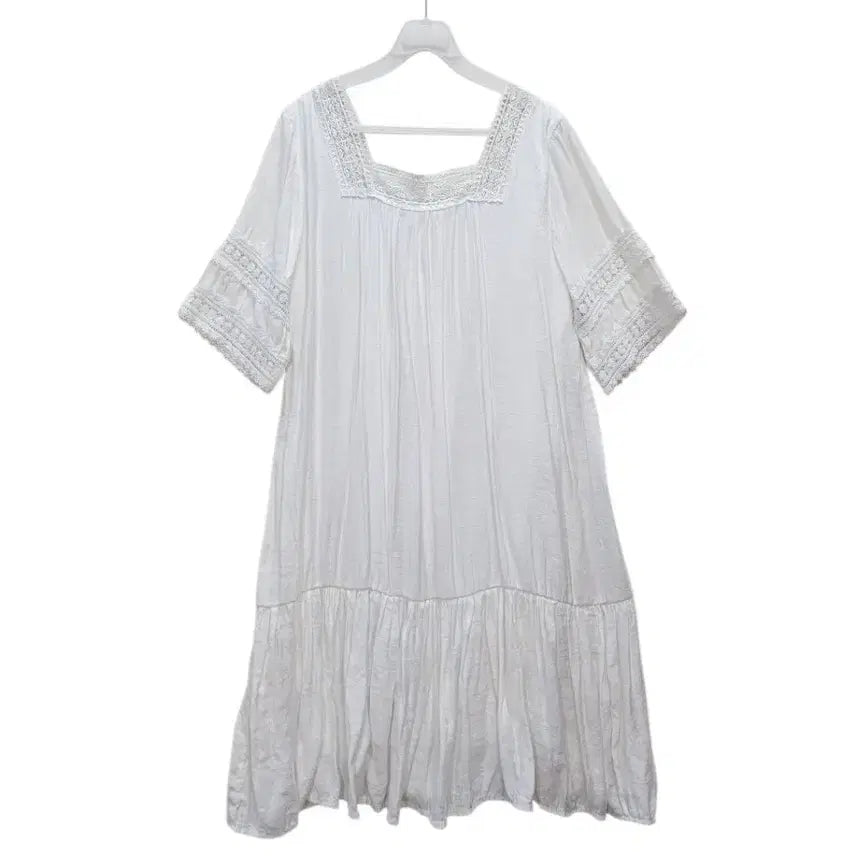 [BUNJANG] Soft Cotton Rayon Blend Dress / 부드러운 면레이온 혼방 소재 원피스
