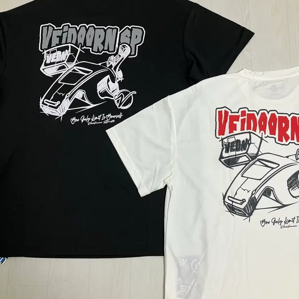 [BUNJANG] Double-Sided Logo T-Shirt Bundle Set (L) / 흰검양면로고 반팔일괄가격 L(새상품)