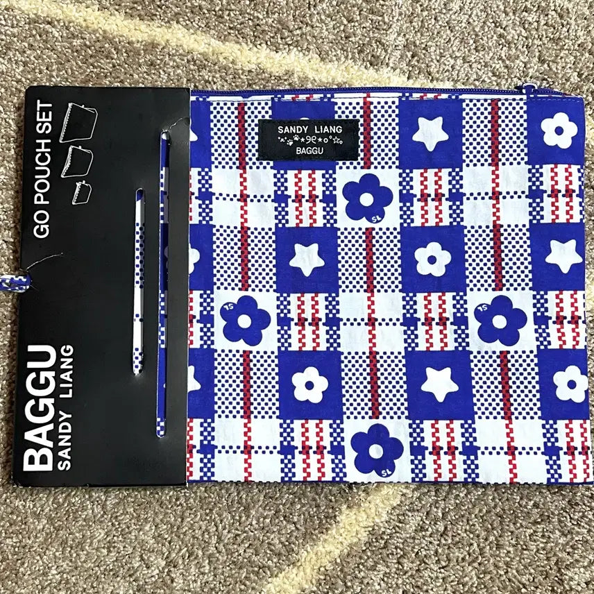 [BUNJANG] Baggu x Sandy Liang Collaboration Large Pouch / baggu 샌디리앙 콜라보, 파우치(라지사이즈)