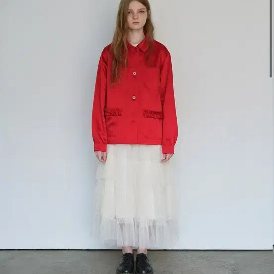 [BUNJANG] Saenggin Studio Tulle Skirt / 생긴스튜디오 롱 스커트