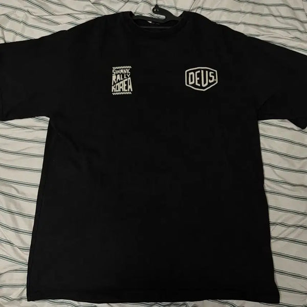[BUNJANG] Deus Ex Machina Short Sleeve T-Shirt Black XL / 데우스 엑스 마키나 반팔 티셔츠 블랙(XL)