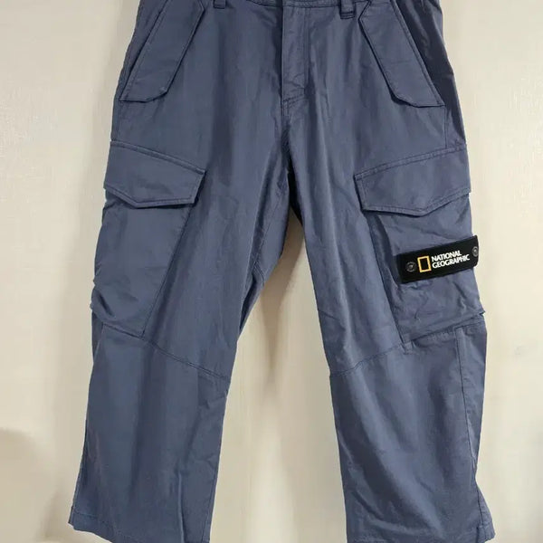 [BUNJANG] National Geographic Cargo 7/8 Pants Navy Size 76 / 내셔널지오그래픽 카고 7부 팬츠 네이비 색상 76 사이즈