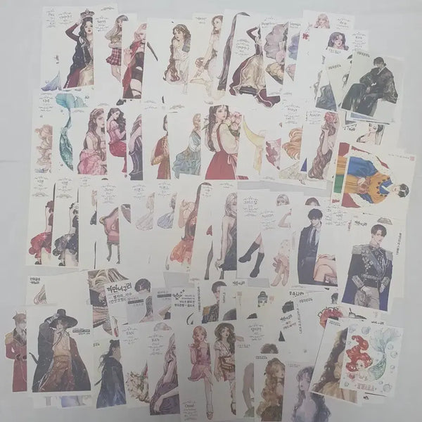 [BUNJANG] Character Stickers Mix Set / 인물인스 믹스5