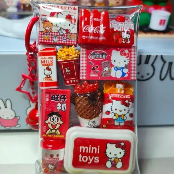 [BUNJANG] Red Gacha Bag Keychain / 레드 가챠백
