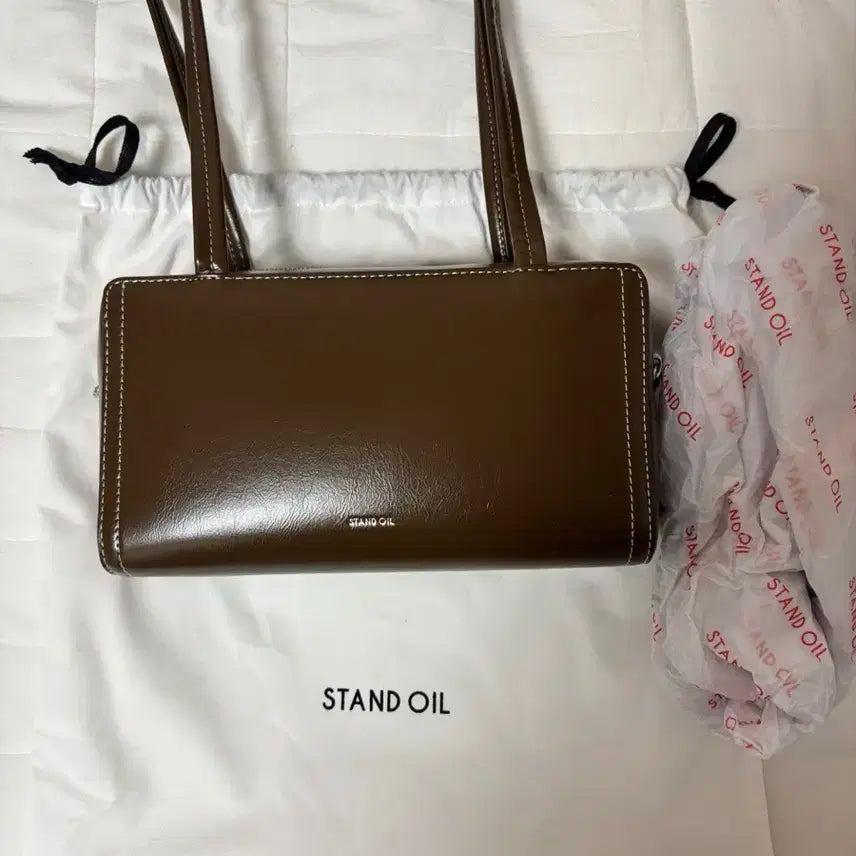 [BUNJANG] Stand Oil Stitch Moc Bag / 스탠드오일 포스트백