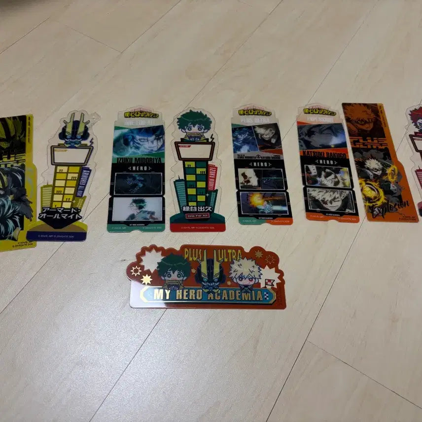 [BUNJANG] My Hero Academia Bookmark Bundle Set (Secret Included) - Izuku, Bakugo, Armored All Might / 히로아카 북마크 일괄 시크릿 포함 미도리야, 바쿠고, 아머드 올마이트