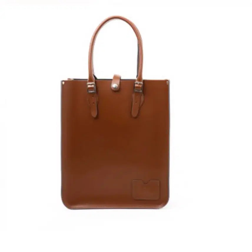 [BUNJANG] The Leather Satchel Handmade Full Grain Leather Tote Bag Brown / 영국유명브랜드 더레더사첼 토트백 브라운컬러 새것수준 통가죽 가방