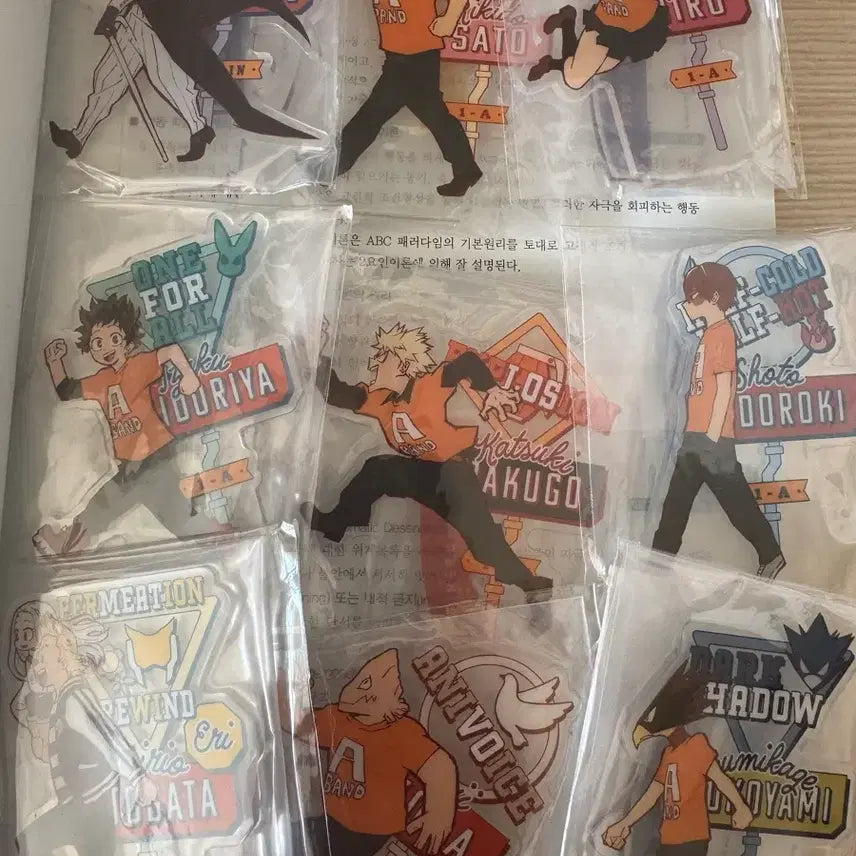 [BUNJANG] My Hero Academia Cultural Festival Acrylic Stand Bundle Set / 히로아카 문화제 아크릴 일괄