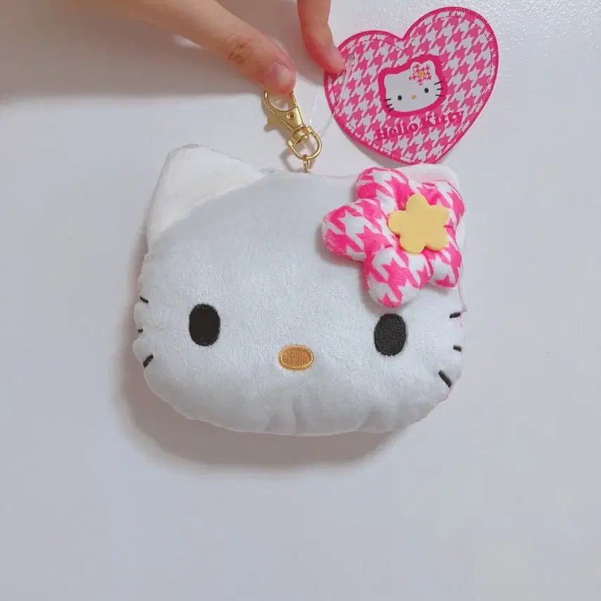 [BUNJANG] Sanrio Kitty Kawaii Hana Pass Case & Coin Purse / 최저가!새상품)키티카오하나 릴패스겸 동전지갑 산리오