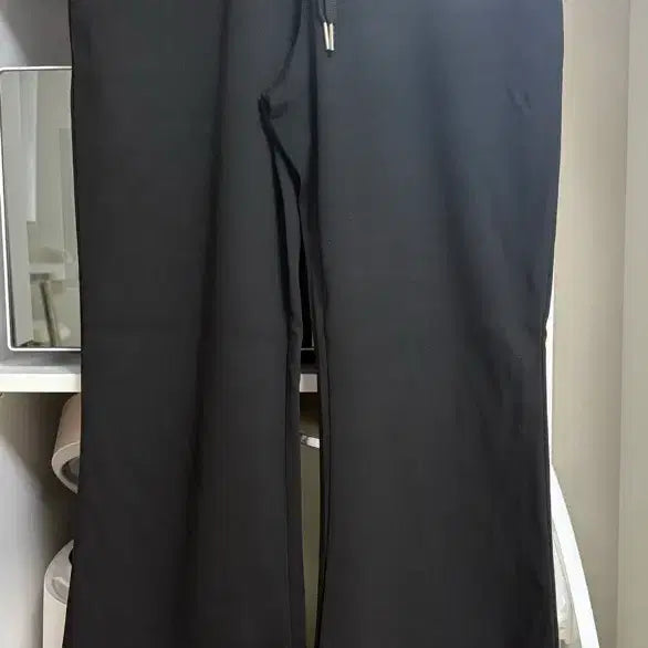 [BUNJANG] Black Up Vien Summer Bootcut Banding Pants Black / 블랙업 비엔트 썸머 부츠컷 밴딩팬츠 블랙