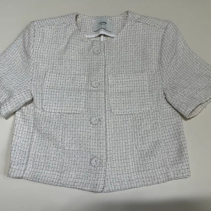 [BUNJANG] Rowing Tweed Jacket Ivory / (새상품) 로잉 트위드 자켓 아이보리