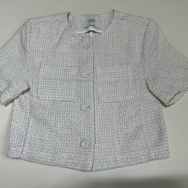 [BUNJANG] Rowing Tweed Jacket Ivory / (새상품) 로잉 트위드 자켓 아이보리