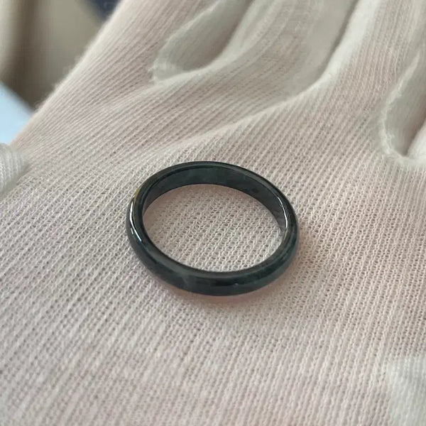 [BUNJANG] A Jade Natural Stone Ring / A제이드 비취 원석 반지 천연 원석