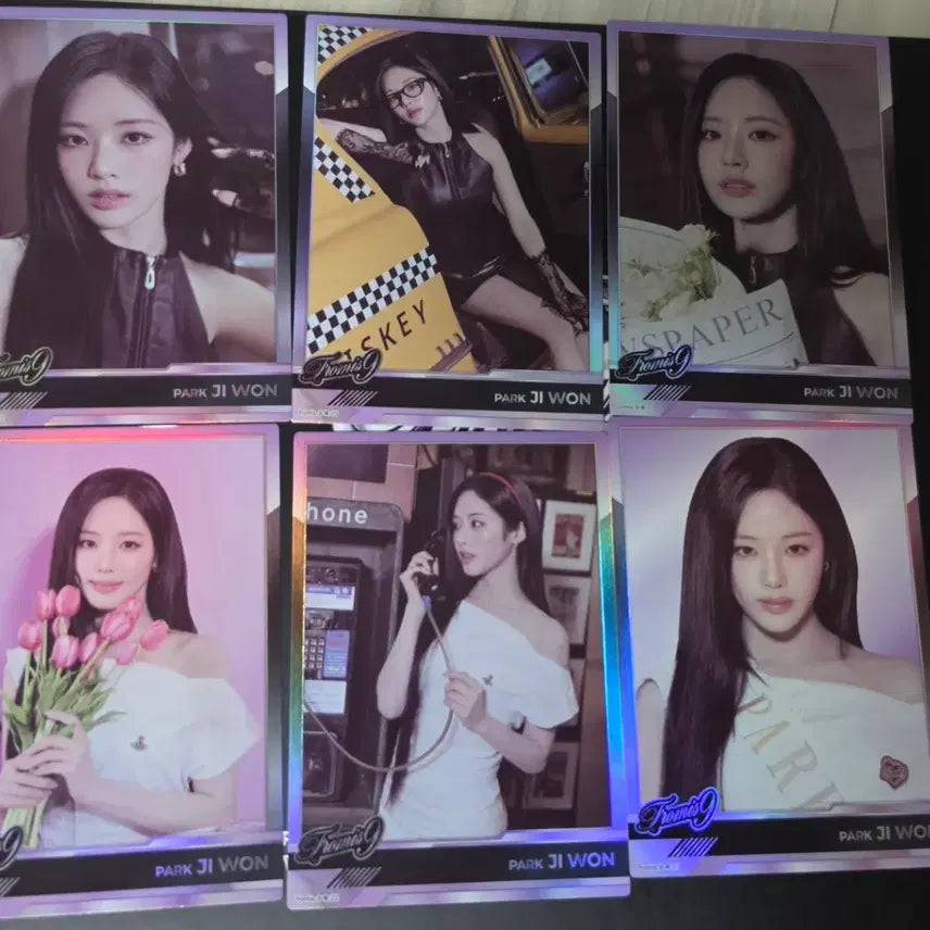 [BUNJANG] fromis_9 Jiwon Tereca Rare Set (6 types) / 프로미스나인 박지원 테레카 레어 6종