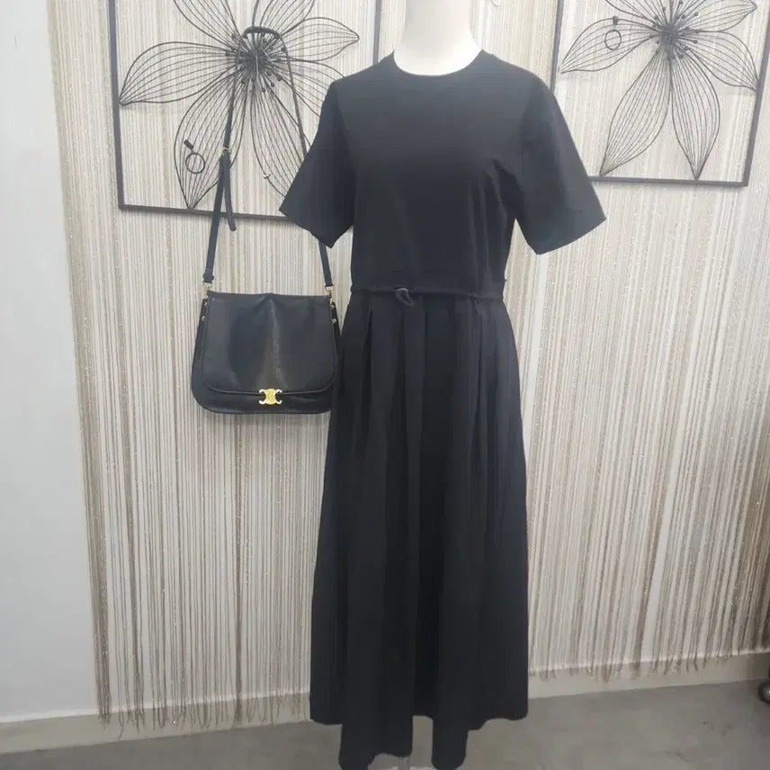 [BUNJANG] LE.NIC.w Black Long Dress Free Size / LE.NIC.w 블랙 롱 원피스 free 모던한 스타일