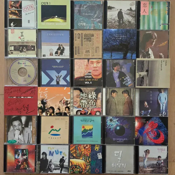 [BUNJANG] Compilation of Korean 90s Pop CDs / 가요CD1  공일오비 전람회 김광석 김두수 김현식 노을 녹색지대 박광현