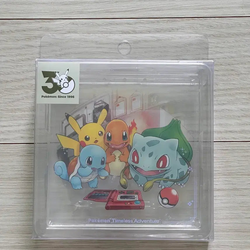 [BUNJANG] Pokemon 30th Anniversary 1st Generation Charmander, Squirtle, Pikachu Acrylic Block (Kanto) / 포켓몬 30주년 기념 1세대 파이리 꼬부기 피카츄 아크릴 블럭 관동