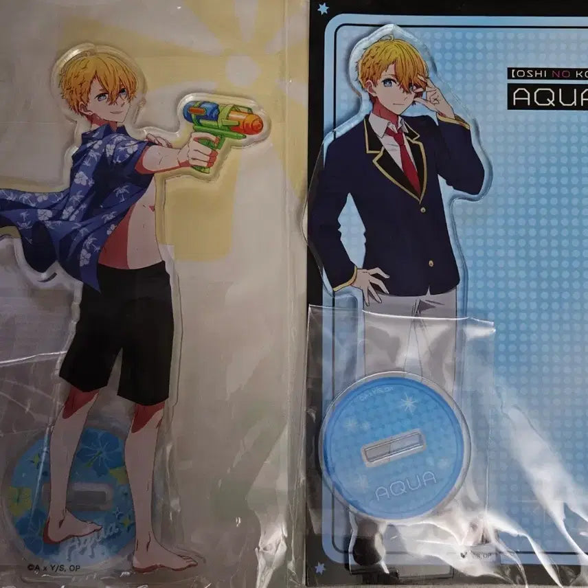 [BUNJANG] Oshi no Ko Hoshino Aqua Acrylic Stand Set (2 Types) / 최애의 아이 호시노 아쿠아 아크릴스탠드 2종 세트