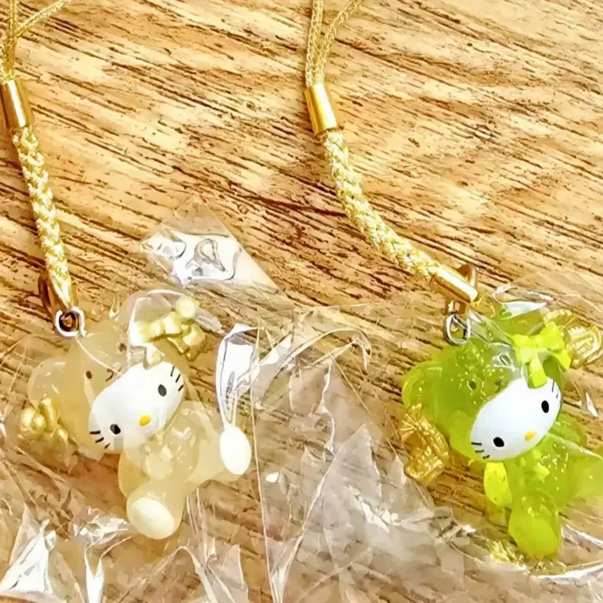 [BUNJANG] Nagoya Kitty Teddy Bear Keychain Strap / 테디베어 키티, 곰 키티스트랩, 나고야 키티 키링