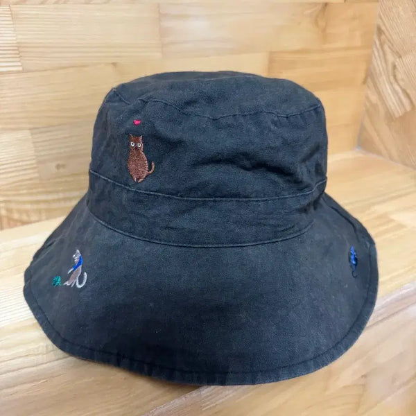 [BUNJANG] Zara Embroidered Cotton Bucket Hat / (새제품)자라 자수 코튼 버킷햇 모자