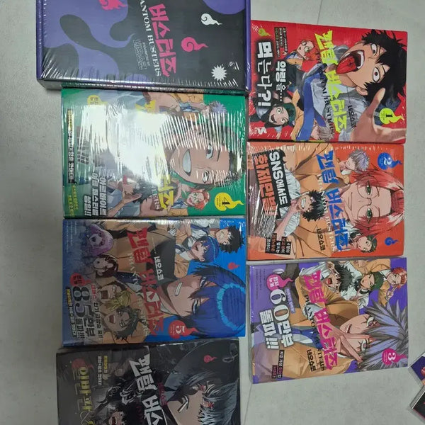 [BUNJANG] Phantom Busters Complete Set Vol. 1-6 First Edition Sealed Manga / 팬텀버스터즈 초판 미개봉 만화책 일괄 판매