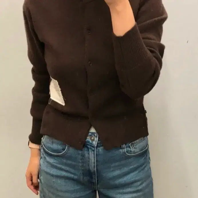 [BUNJANG] Matinkim Cardigan Brown / 마뗑킴가디건
