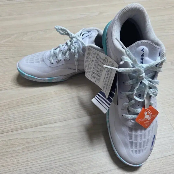 [BUNJANG] Victor S99 Elite Badminton Shoes White Mint 260 / 빅터 S99 엘리트 배드민턴화 260 화이트 민트