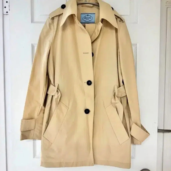 [BUNJANG] Prada Trench Coat Size 40 / (정품 민트급) 프라다 트렌치 코트 40사이즈