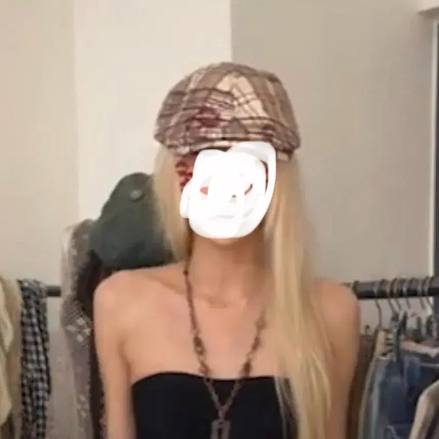[BUNJANG] Shop5o2 Checked Hunting Cap / shop5o2 체크 헌팅캡