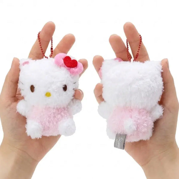 [BUNJANG] Sanrio Hello Kitty Plush Keychain Pink / 산리오 헬로키티 인형 키링 핑크