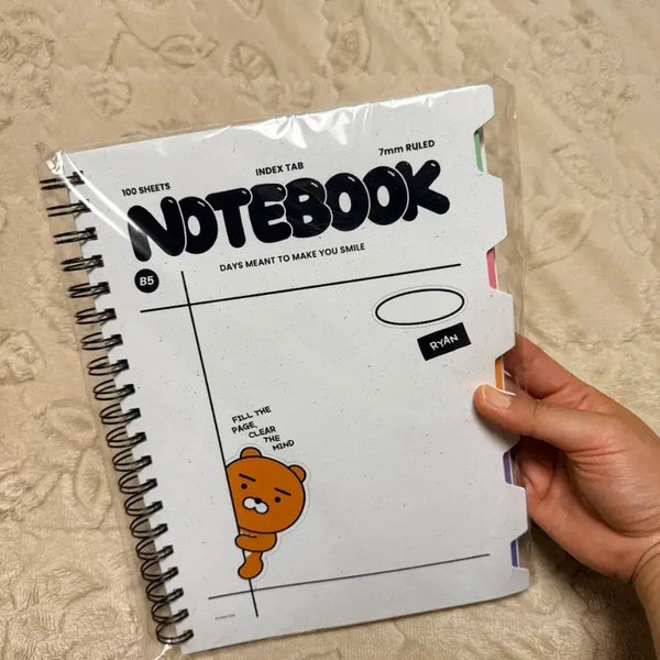 [BUNJANG] Kakao Friends Ryan B5 Notebook / 카카오프렌즈 라이언 B5 노트 새상품