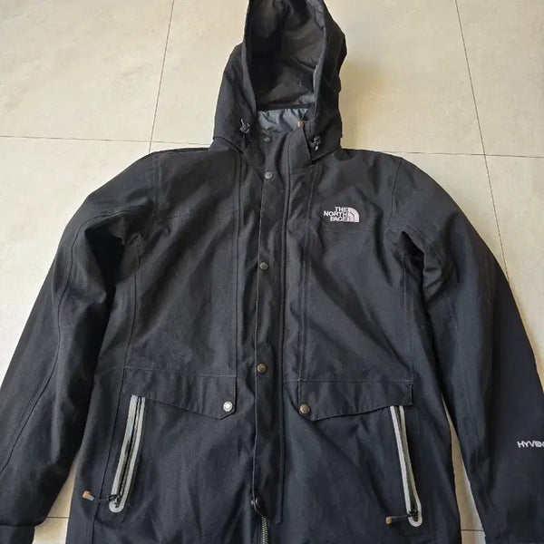 [BUNJANG] The North Face Black Hooded Windbreaker Size 95 / 노스페이스 블랙 후드 바람막이 95