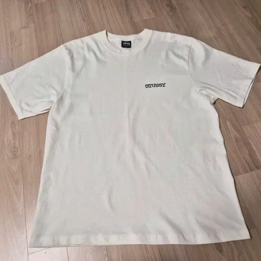 [BUNJANG] Stussy Natural Short Sleeve T-Shirt / 스투시 반팔티 내츄럴