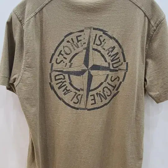[BUNJANG] Stone Island Pocket T-Shirt Khaki Size S / [2112]스톤아일랜드 포켓 반팔티 S사이즈카키