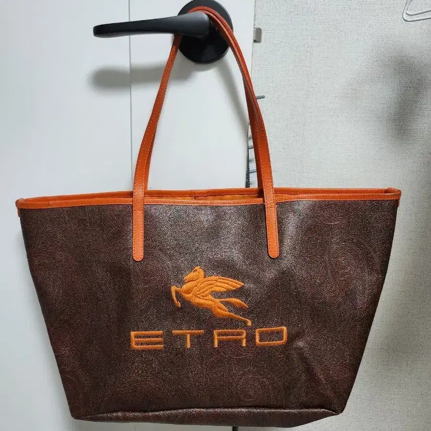 [BUNJANG] ETRO Pegasus Logo Shopper Bag / 에트로(ETRO)페가수스 로고 쇼퍼백