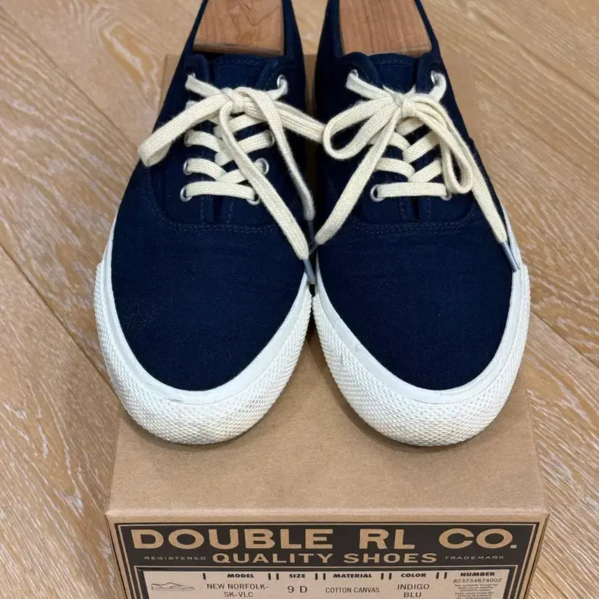 [BUNJANG] RRL New Norfolk Canvas Sneakers Indigo / rrl 더블알엘 뉴 노포크 캔버스 스니커즈 인디고 270