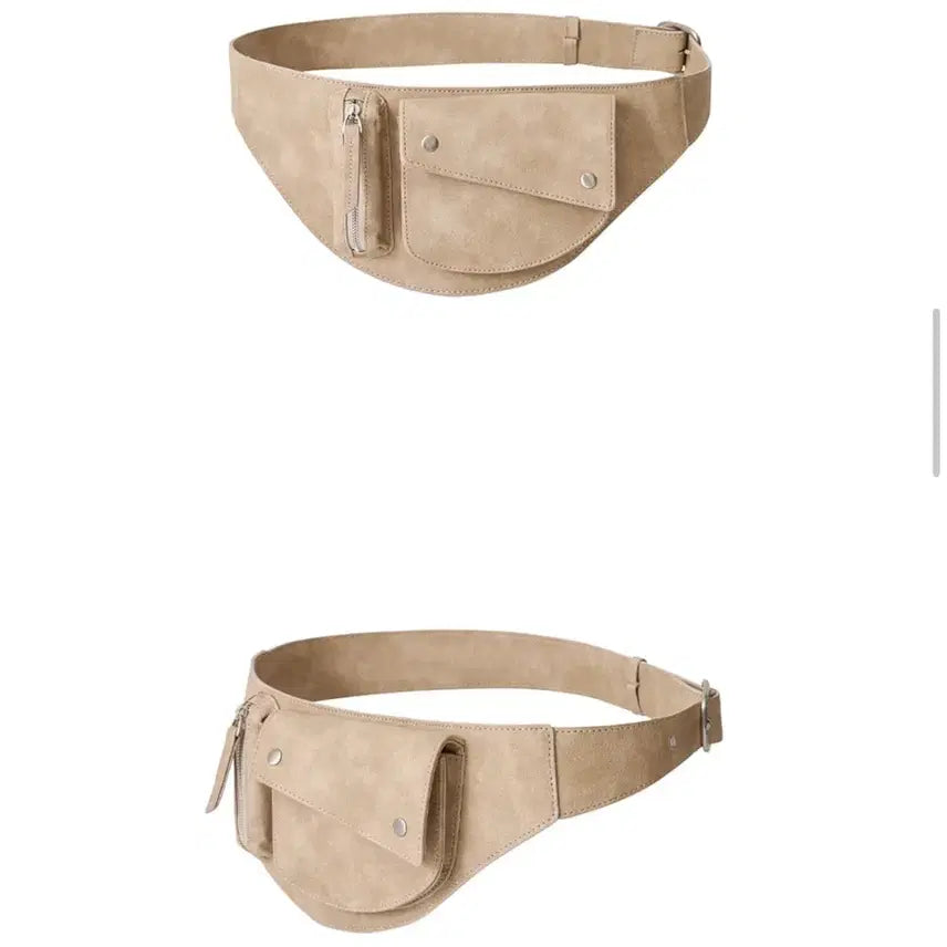 [BUNJANG] Sandmuseum Bullet Belt Bag (Sand Beige) / 샌드뮤지엄 벨트백 BULLET BELT BAG (Sand Beige)